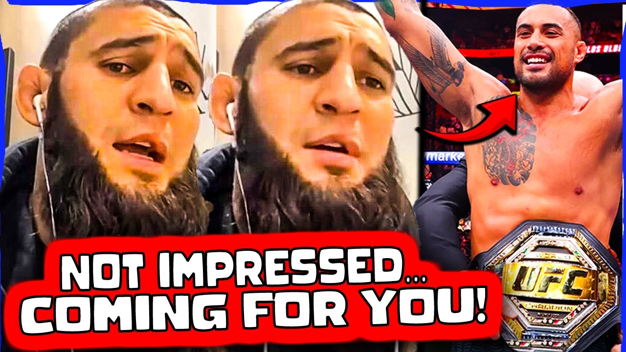 Khamzat Chimaev NOT IMPRESSED by Carlos Ulberg&rsquo;s Win at UFC 327, ANNOUNCES Move to 205!