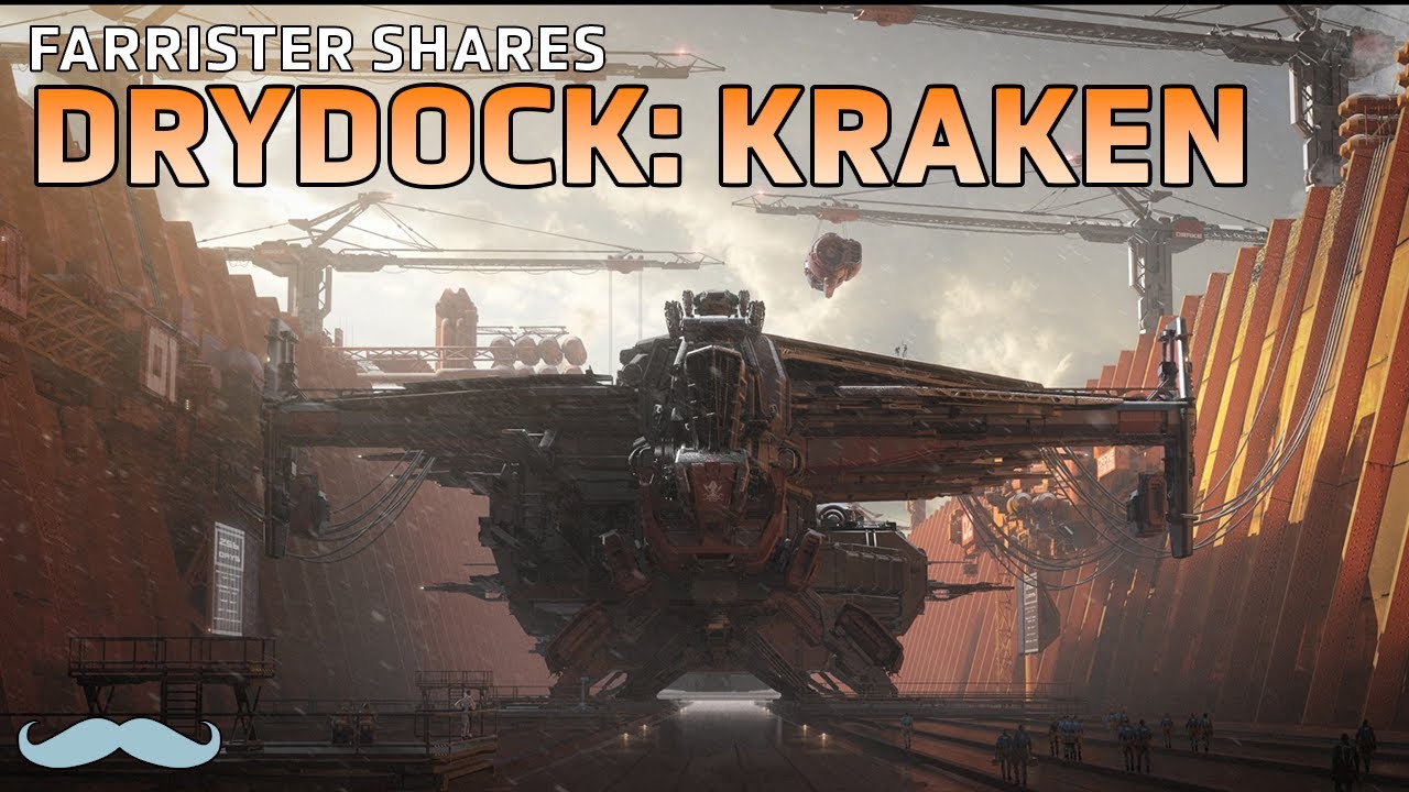 Сухой док: авианосец класса «Кракен» | Star Citizen 4K