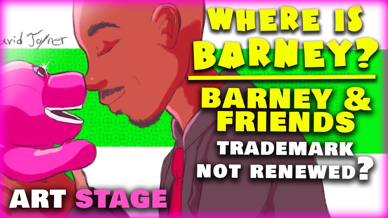 David Joyner and BARNEY | Barney Trademark REFUSED? Barney YT Goes Without Thumbnails | ArtStage