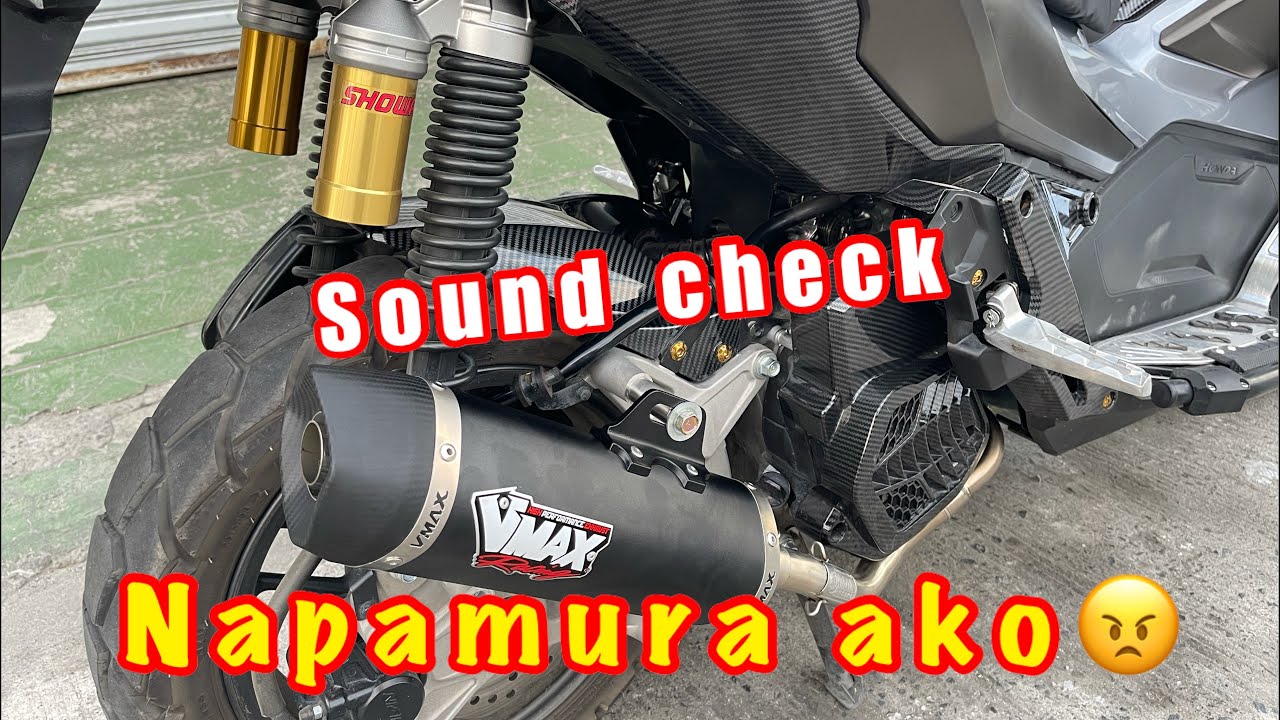 VMAX RACING POWER Pipe | ADV 150 SOUND CHECK