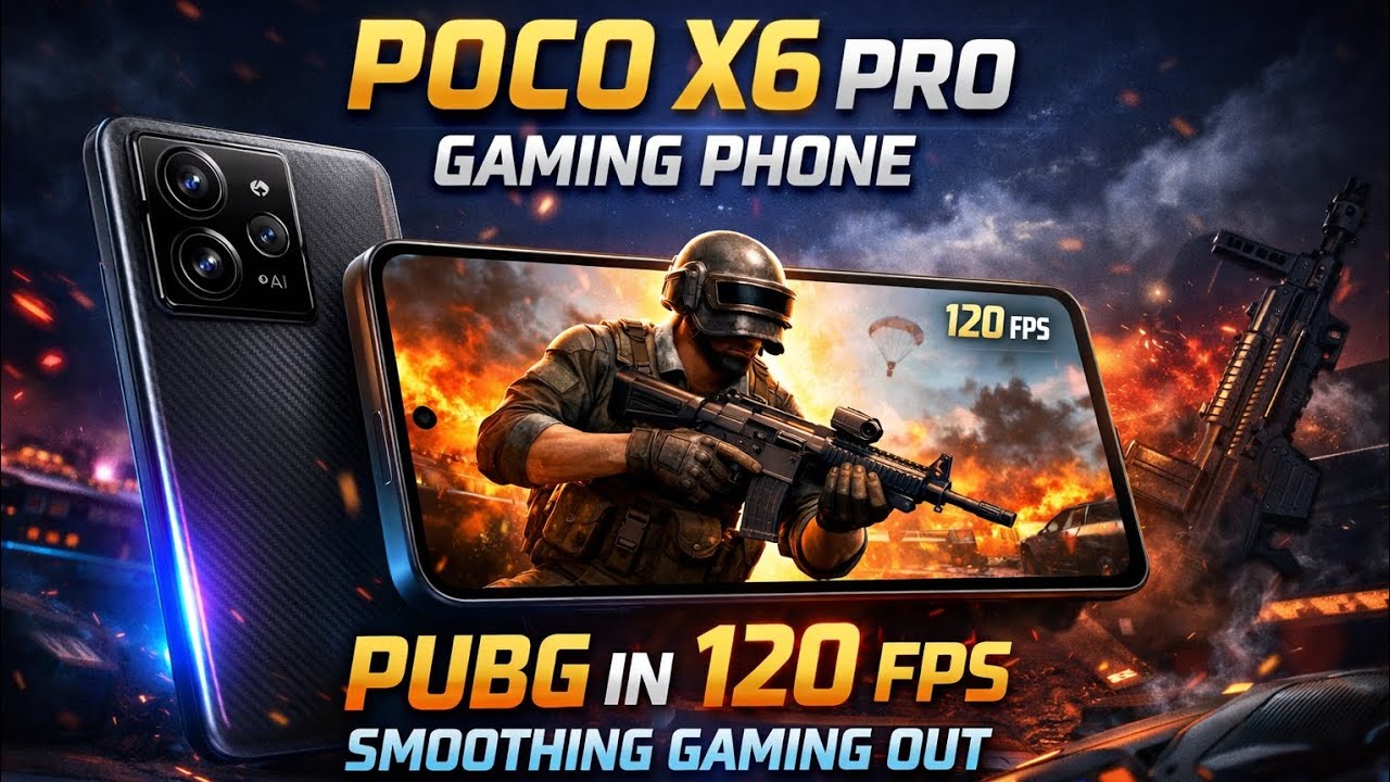 Poco X6 Pro 🔥PUBG in 120 FPS Smoothing gaming out Poco Users  must Watch 🚀