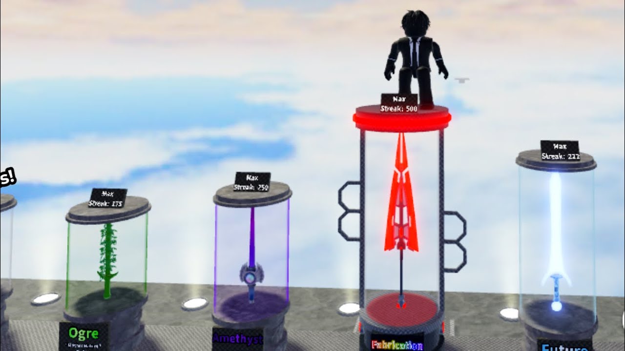 *KILL STREAK SWORD FIGHTING** GET FABRICATION SWORD EASILY
