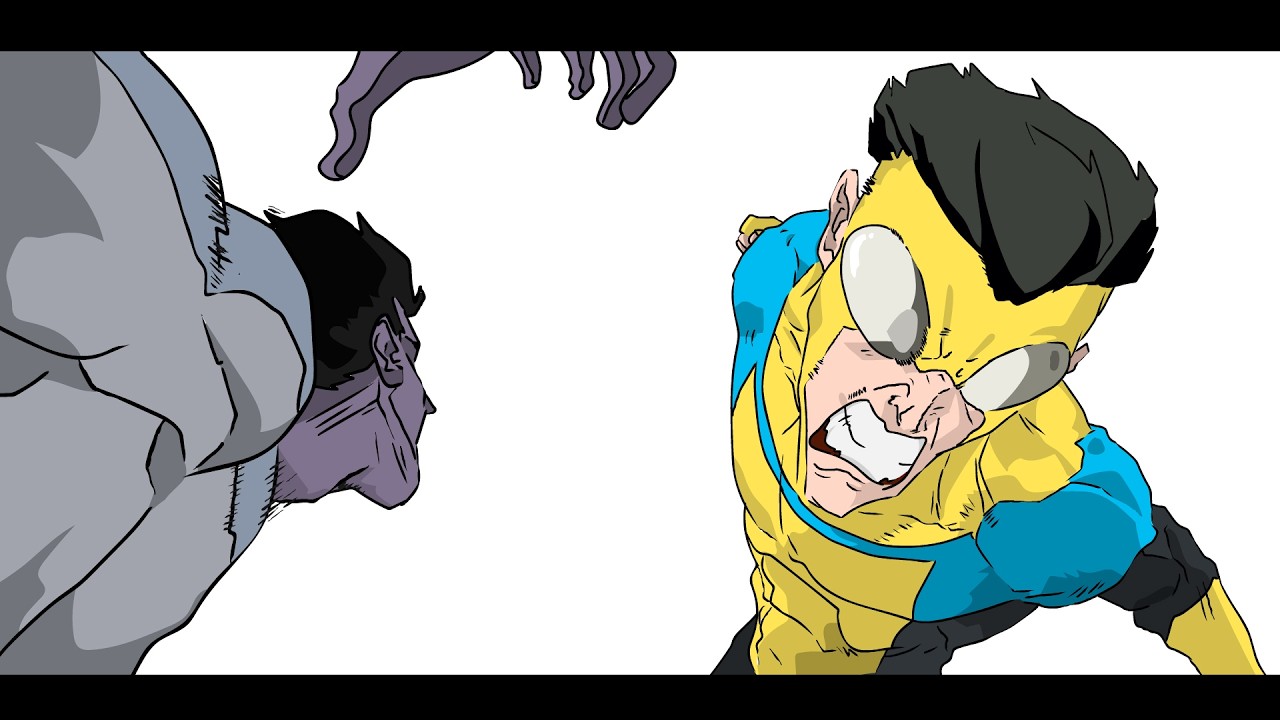 Invincible vs thragg's children (fan animation)
