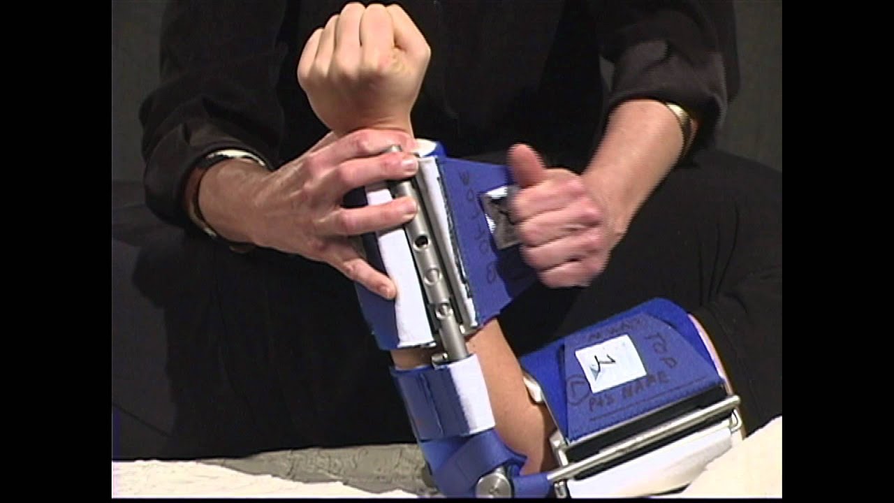 Wearing the Neurological Elbow Extension Dynasplint®