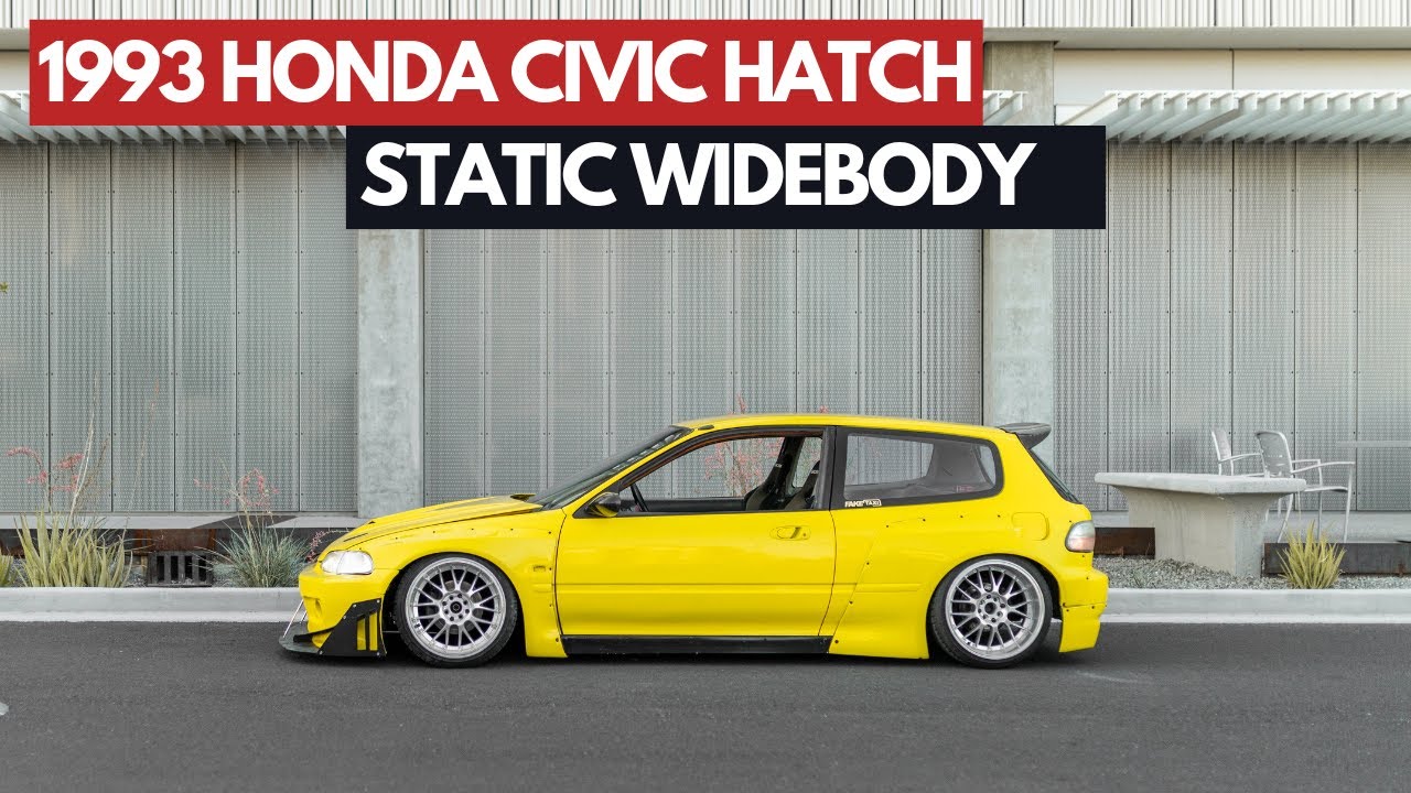 This Widebody Civic Hatchback is Pure 90s JDM Perfection