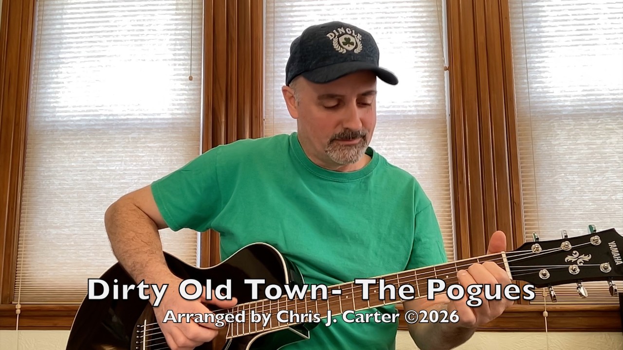 Dirty Old Town - The Pogues (Fingerstyle Guitar Cover, Acoustic Cover)