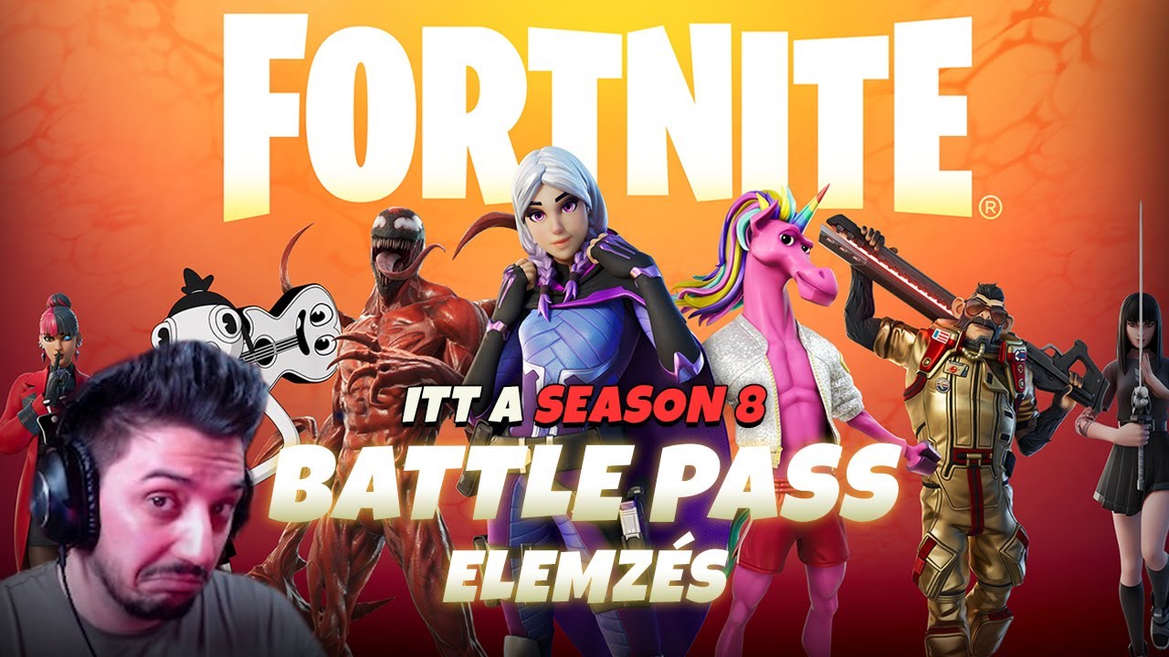 ITT AZ ÚJ SZEZON! | SEASON 8 BATTLE PASS ELEMZÉS (Fortnite Battle Royale)