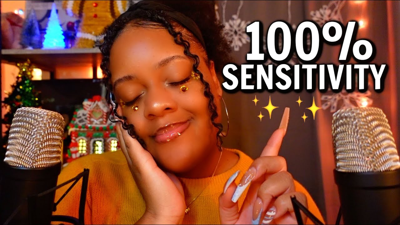 ASMR at 100% Sensitivity ♡ Intense Mouth Sounds, Hand Sounds, Whispers etc for Ultimate Tingles ✨