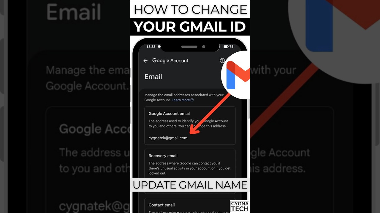 🔄 How to Change Your Gmail Address & Update Your Google Account Name (Using a PC)