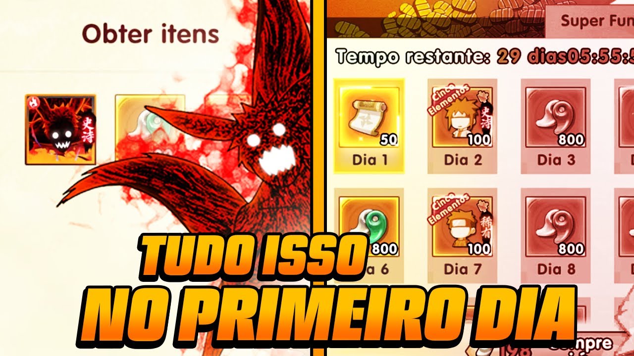 EU NEM ME SURPREENDO MAIS... OLHA O TANTO DE RECURSO | Naruto Duel