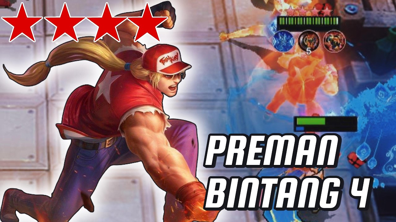 AWAS TERRY BINTANG 4 !! PREMAN NGAMUK INI MAH !! MAGIC CHESS GO GO !!