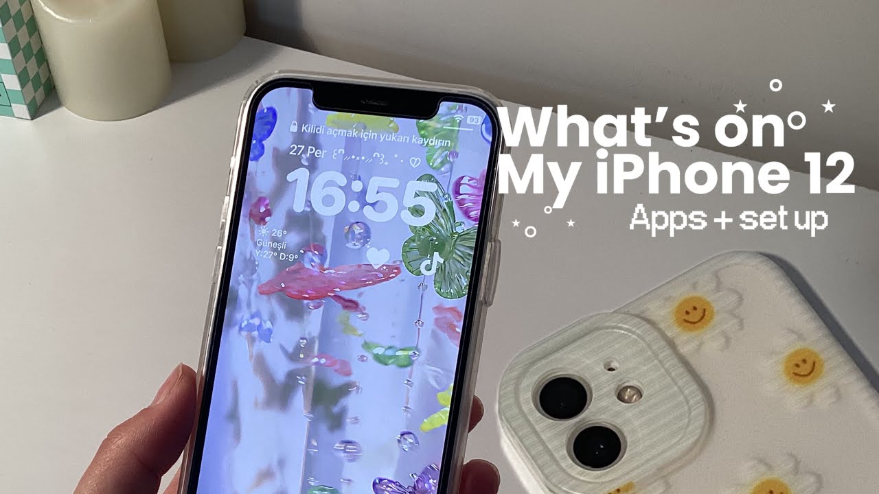 ⋆·˚ ༘ * What’s on my iPhone 12 ☁️, Apps + functional aesthetic￼ setup 2024⋆·˚ ༘ *