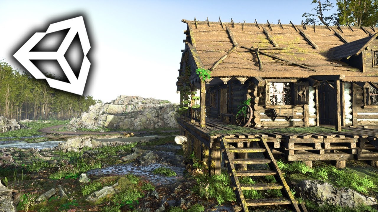 Realistic House and Forest in Unity 2019! (Speed Level Design)
