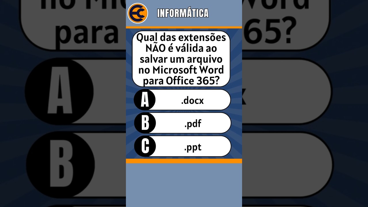 🎯 QUIZ DE INFORM&Aacute;TICA PARA CONCURSOS COM PERGUNTAS E RESPOSTAS. #quiz #quiztime #concursosp&uacute;blicos