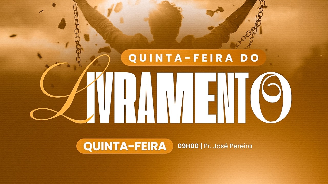 9h50 | IPDA AO VIVO | Culto de Quinta feira