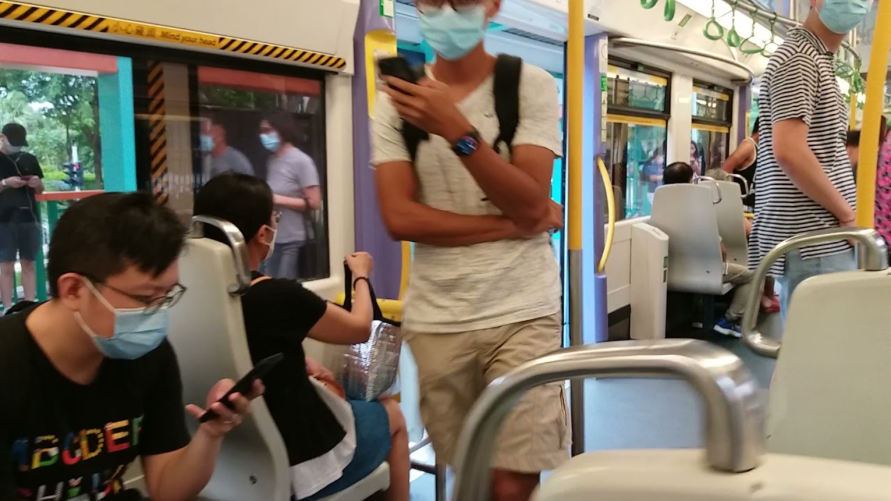 輕鐵第四期列車 @705 (1119-1122) | 頌富至天水圍行車片段 (往天瑞方向)【外出錄影實況】