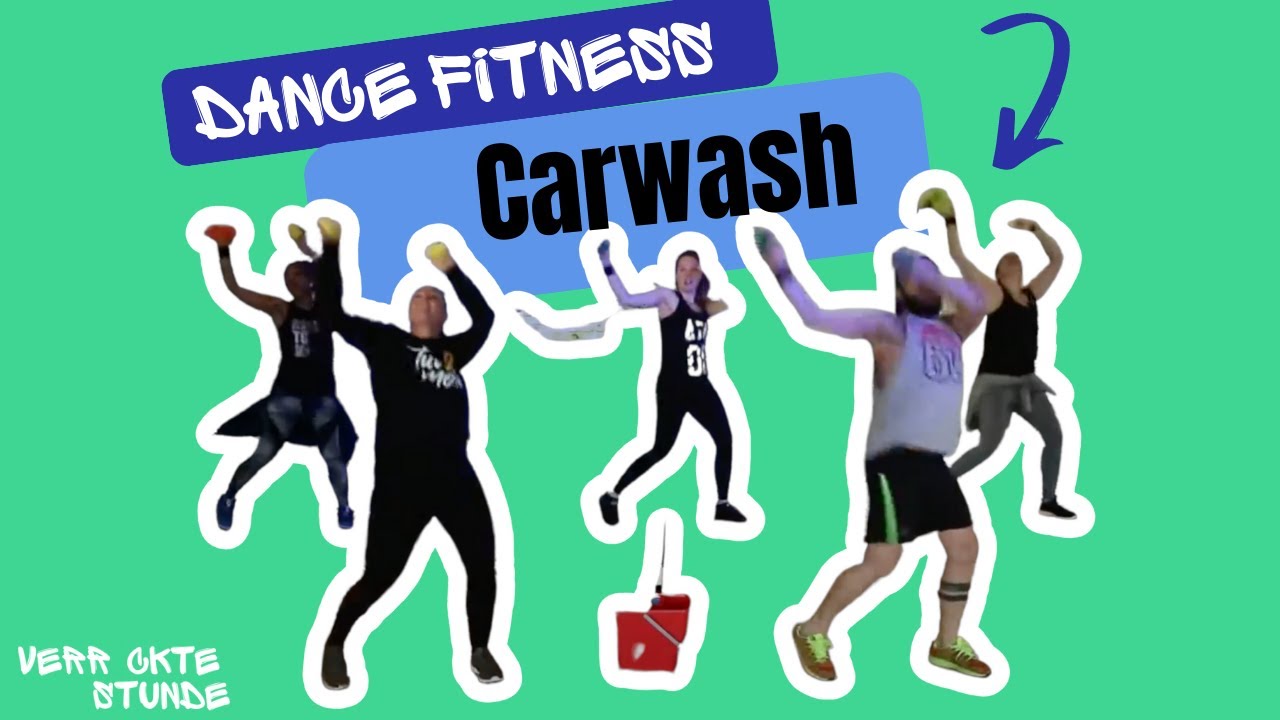 Verrückte Stunde  Dance Fitness warm-up. Carwash 