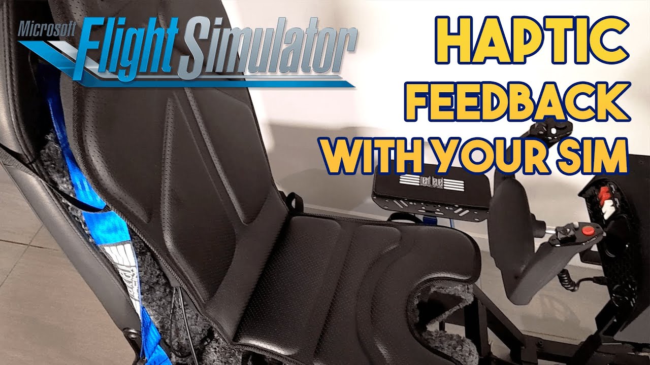 Flight Simulator - HF8 HAPTIC CHAIR PAD (ТЕПЕРЬ ВЫ МОЖЕТЕ ПОЧУВСТВОВАТЬ САМОЛЕТ)