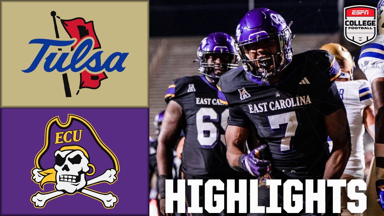 Tulsa Golden Hurricane vs. East Carolina Pirates | Full Game Highlights | ESPN College Football