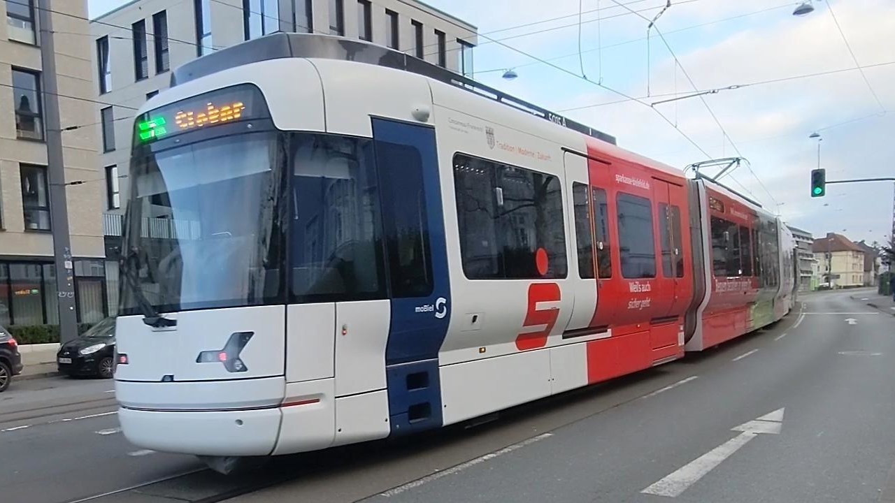 Die Stadtbahn in Bielefeld – Aufnahmen von den Linien 1, 2 und 4 im Dezember 2025