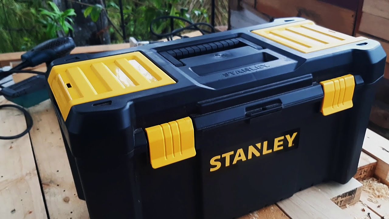 Caja de herramientas Stanley modelo stst19331. (no creerás cuántas cosas le caben😵)