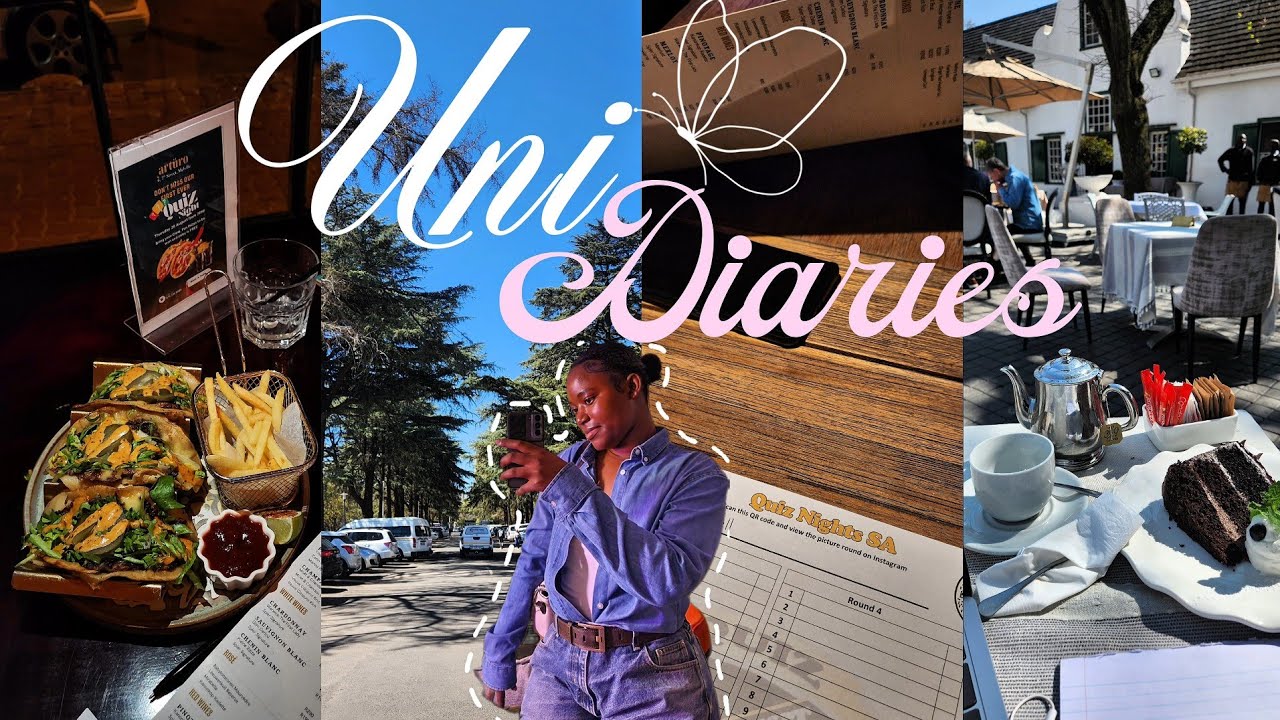 #unidiaries 🎀 | studying,trying out tacos,quiz night,campus restaurants,fighting the edge