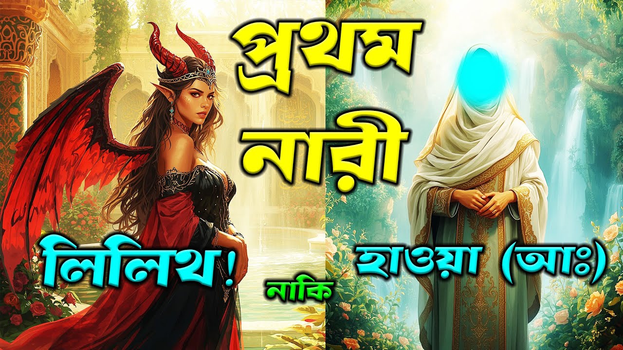 সৃষ্টির প্রথম নারী কে? হাওয়া (আঃ) নাকি লিলিথ? | Mystery of First Woman in Creation