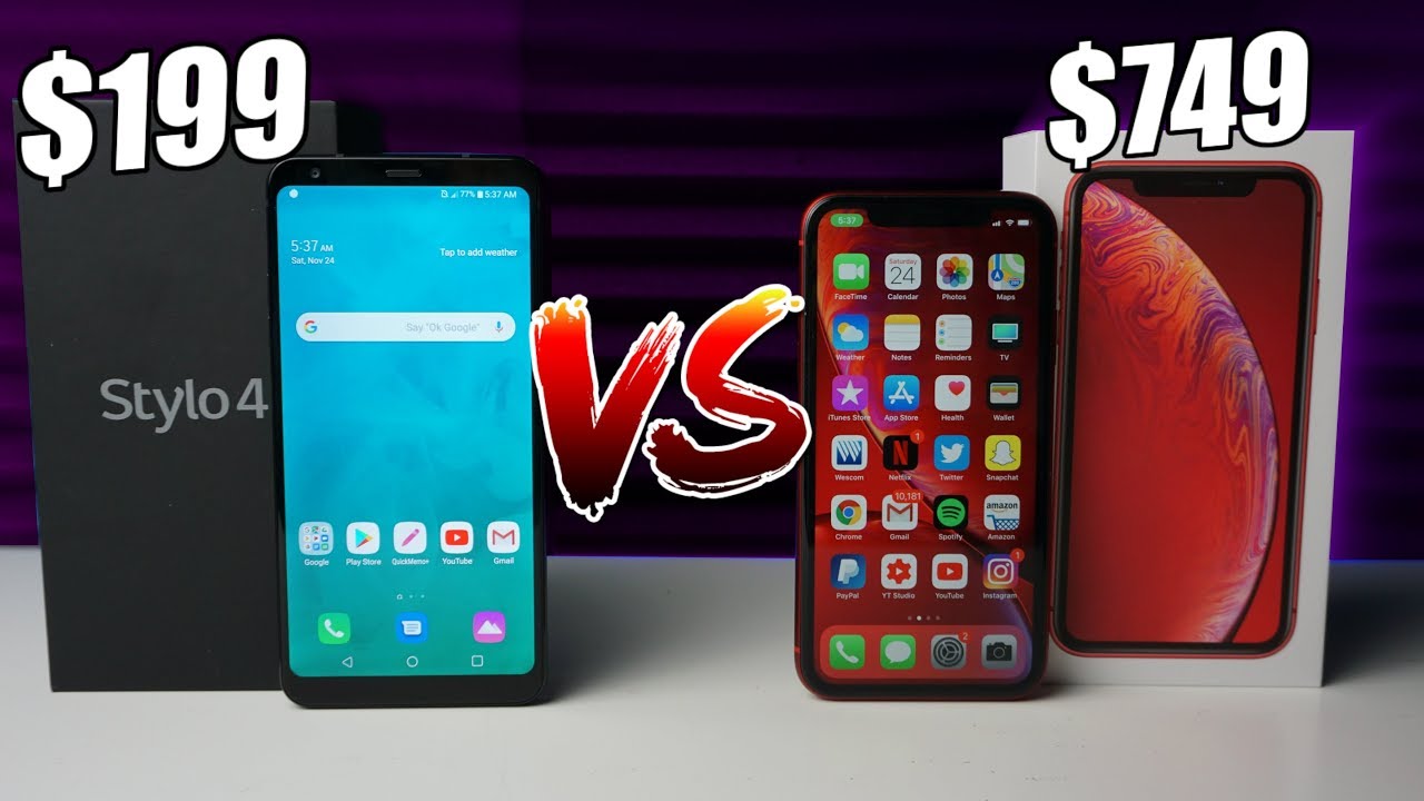 LG Stylo 4 vs iPhone XR | Who Will Win?