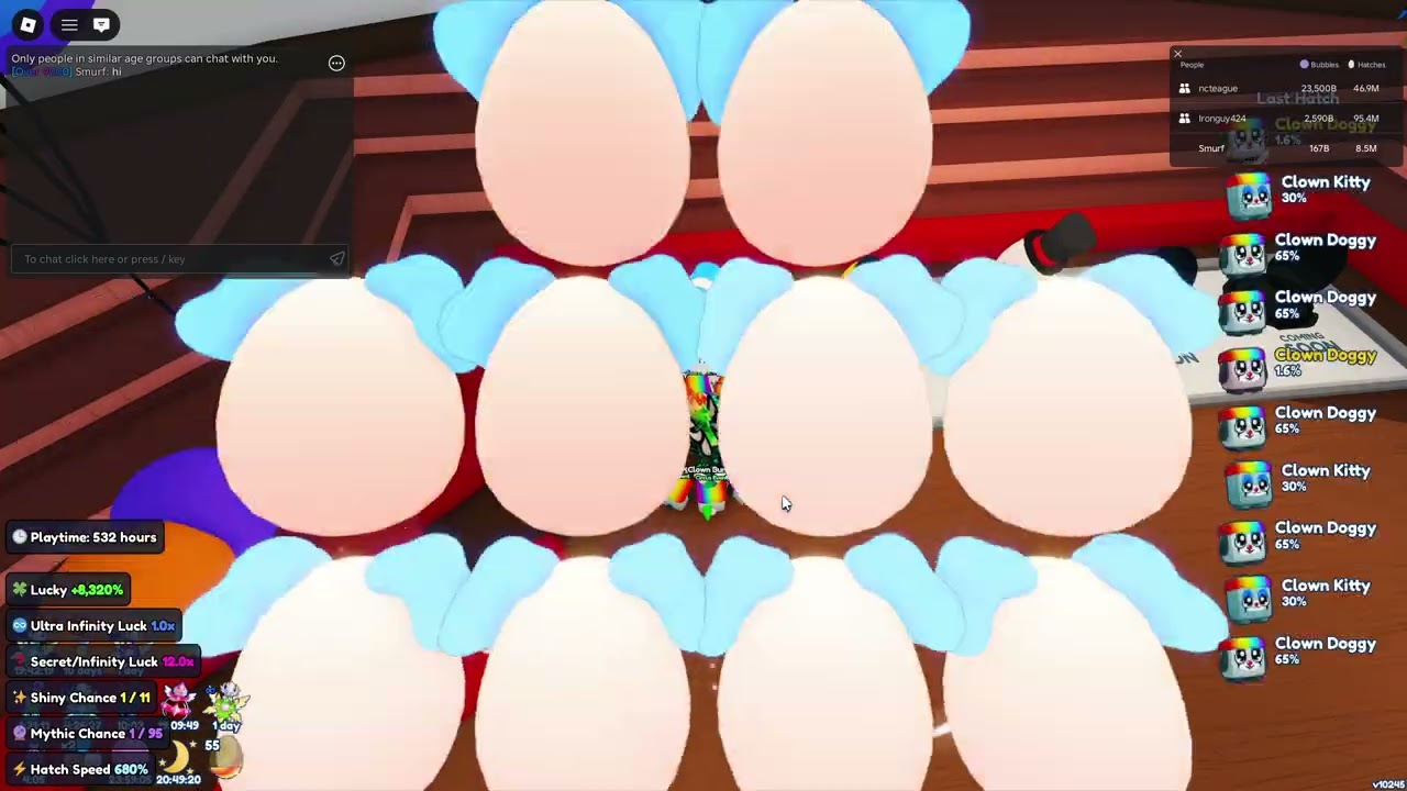 Update vid on bgsi: circus funhouse