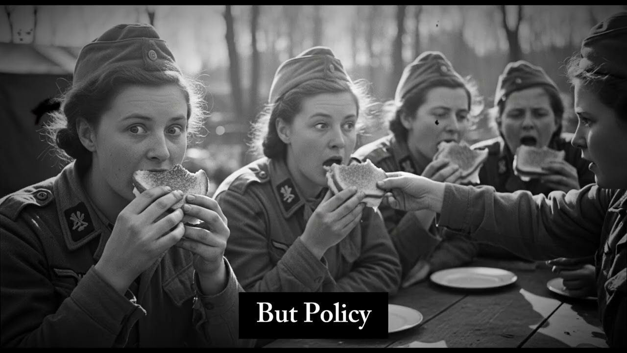 German Women POWs Stunned After Their First Bite of an American Grilled Cheese Sandwich in WWII Camp