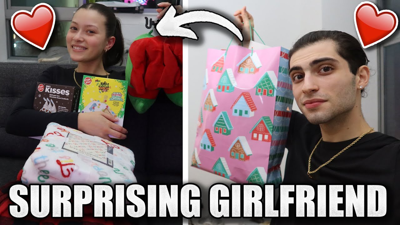 Surprising My Girlfriend With A Christmas Basket 🎁 | Vlogmas