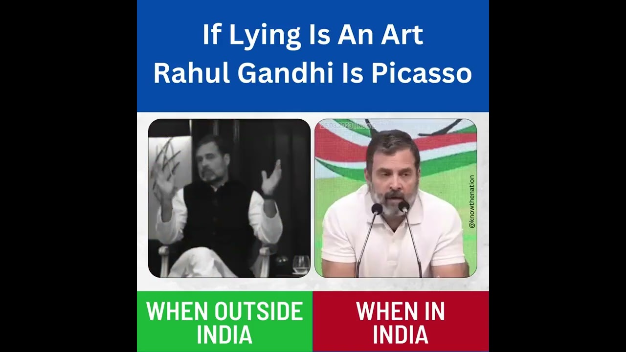 Here's presenting a brazen, habitual, and conniving liar! || Congress Dirty Politics