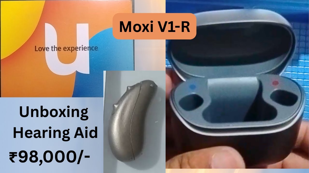 Unitron Moxi V1-R Unboxing & First Look! | Rechargeable RIC Hearing Aid Vivante V1