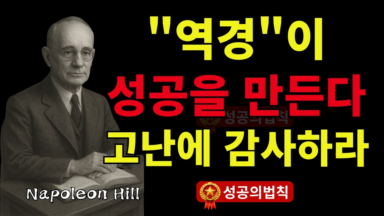108_역경이 성공을 만든다 고난에 감사하라 | 지금 힘든 당신에게 꼭 들려주고 싶은 이야기 | 나폴레온 힐