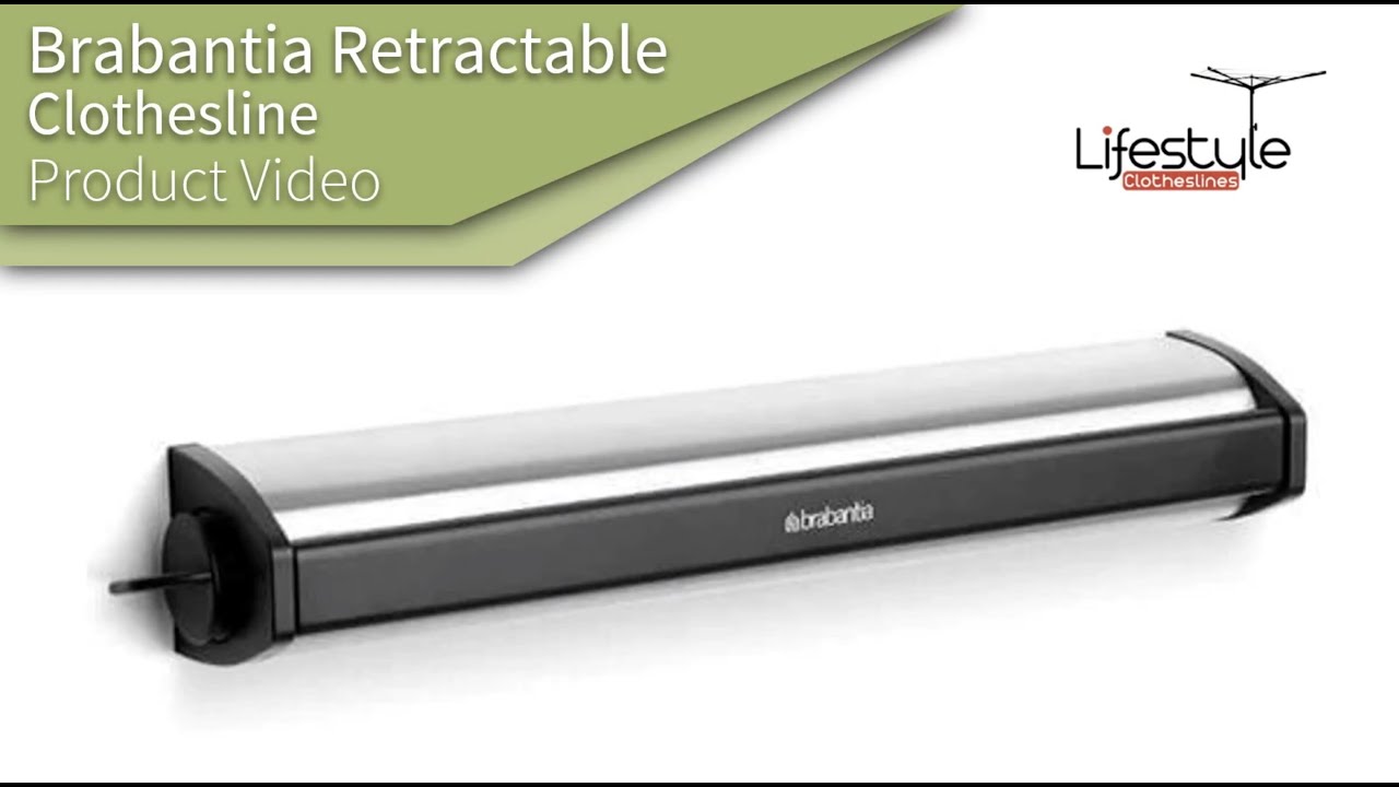 Brabantia Retractable Clothesline Product Video