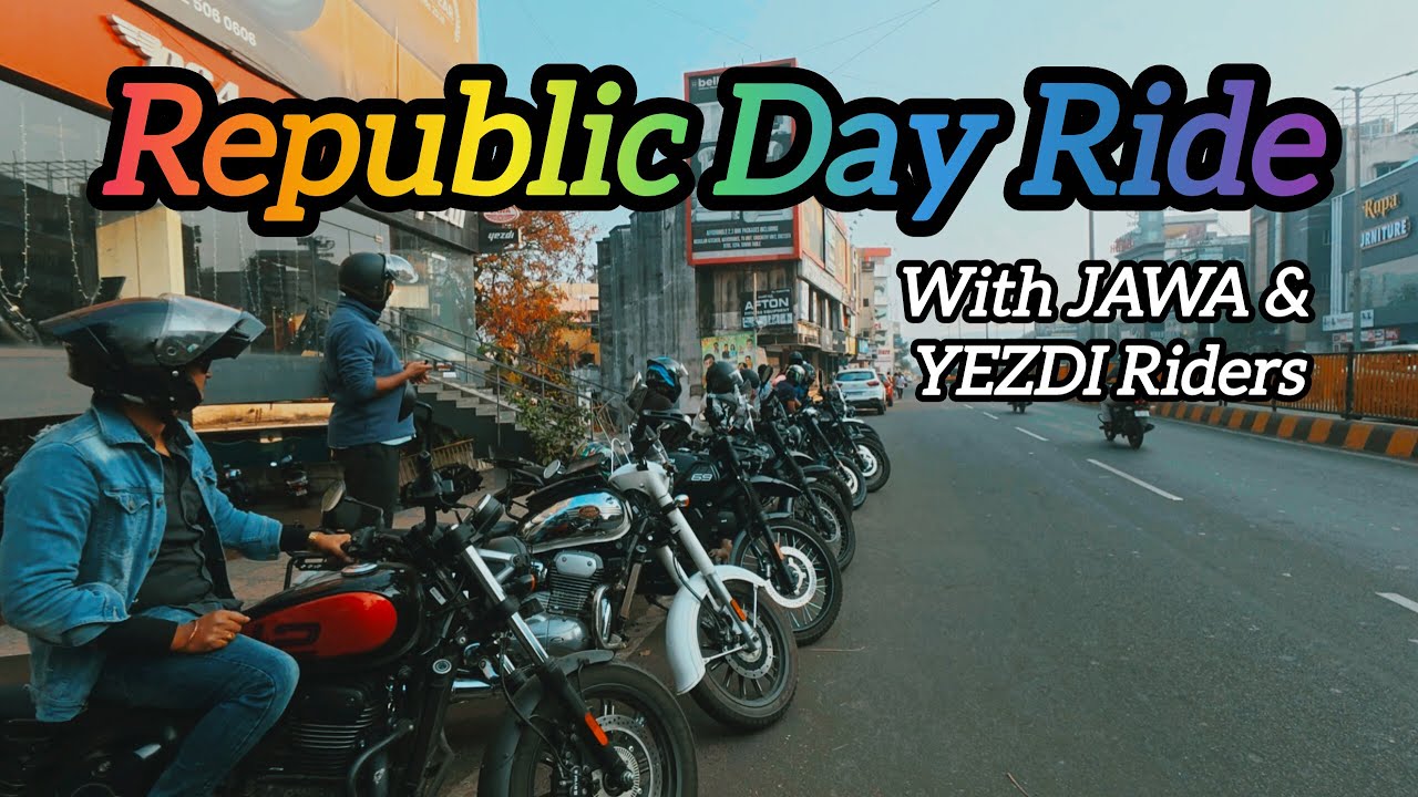 REPUBLIC DAY RIDE | JAWA & YEZDI COMMUNITY | VISAKHAPATNAM | BOJJANA KONDA | YEZDI ADVENTURE 2025