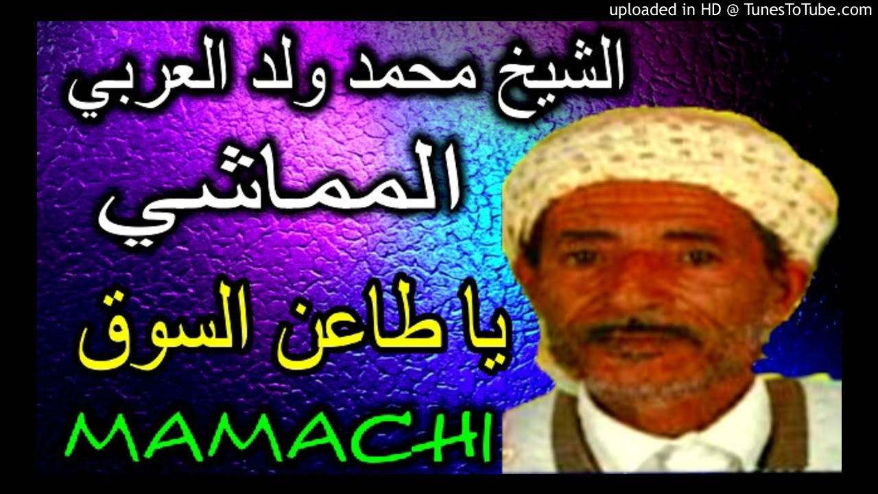 الشيخ محمد ولد العربي المماشي قصيدة يا طاعن السوق