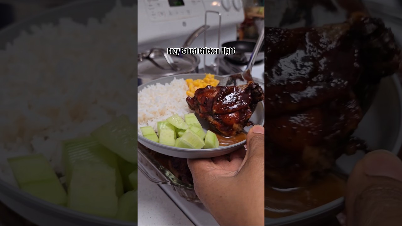 Come hang out in our kitchen while I make the BEST baked bbq chicken. 