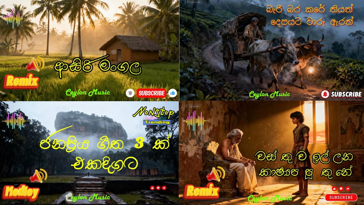 සුපිරිම සිංදු එක දිගට අහන්න | Sinhala Medley | Bhangra Mix Nonstop 1 