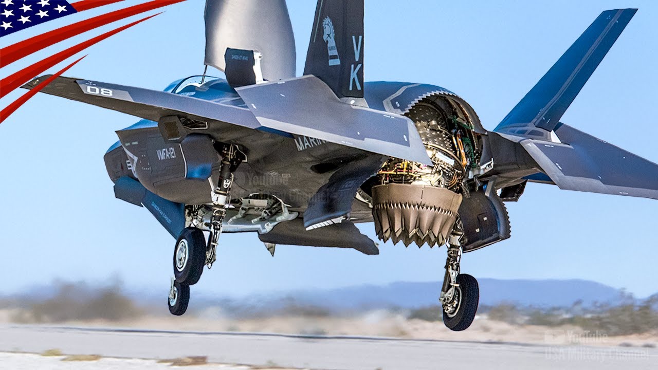 F-35B’s Incredible Ultra-Short Landings & Take-Offs (Rolling Vertical Style)