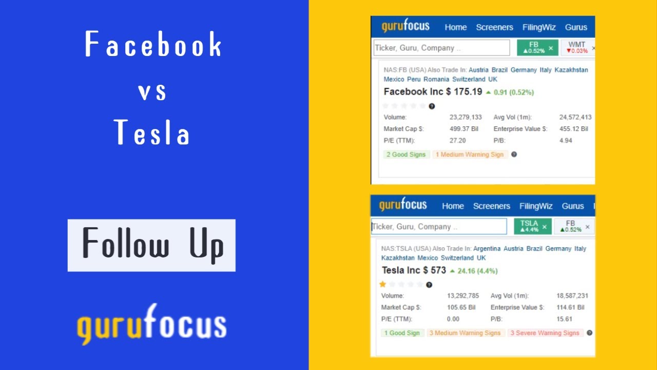 Facebook vs Tesla: Follow Up
