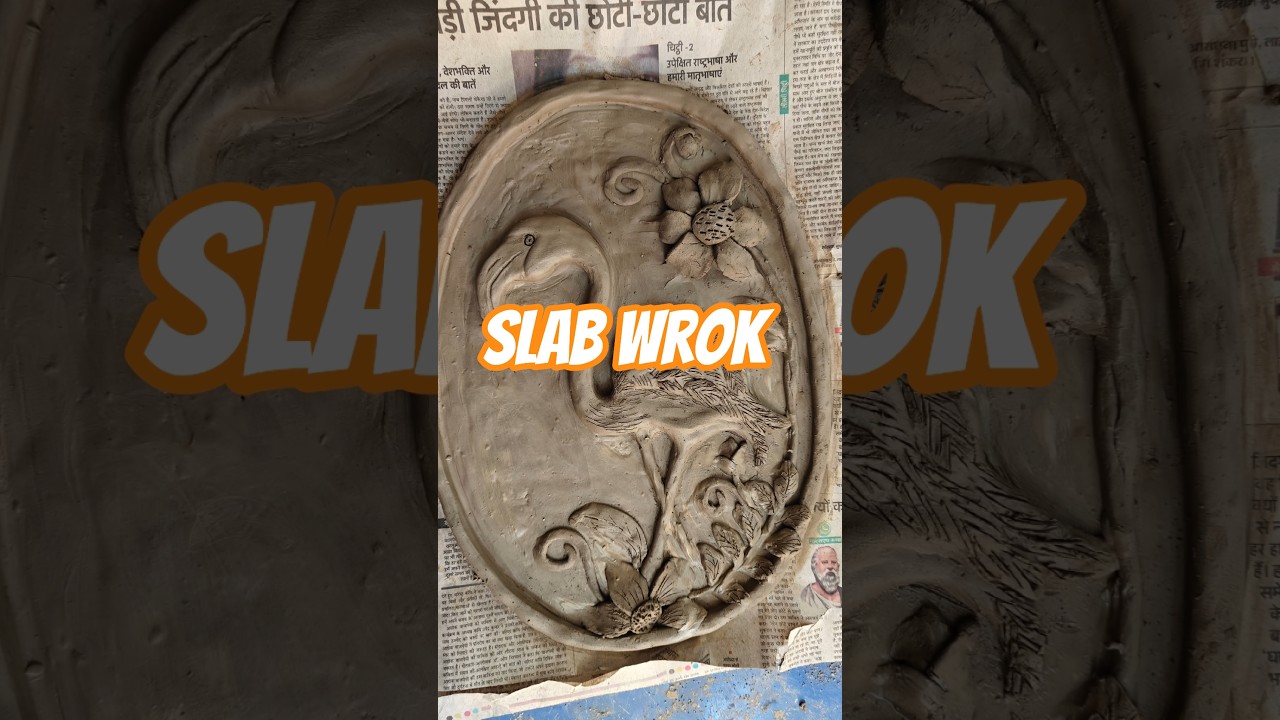 #SlabWork #LilyArt #LiliesLove #HandmadeArt #ArtisticCreation #ClayArt #CeramicArt #shortvideo