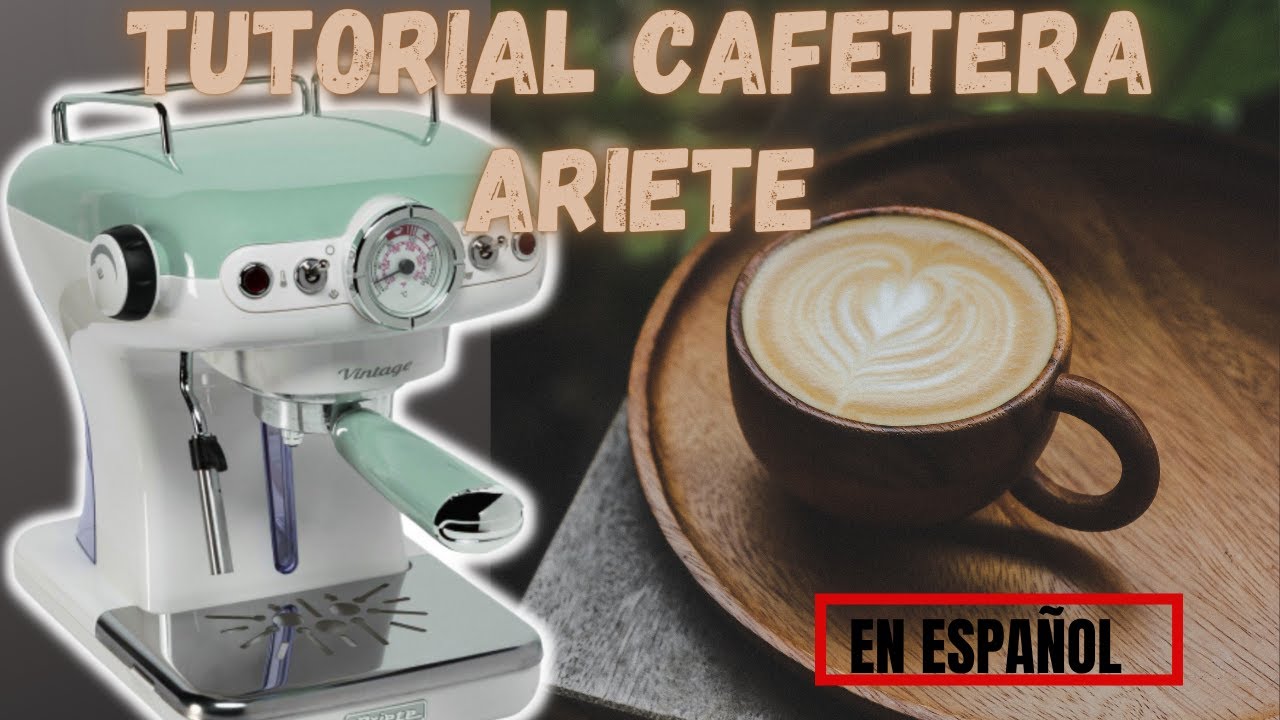 CAFETERA ARIETE VINTAGE!! TUTORIAL EN ESPAÑOL