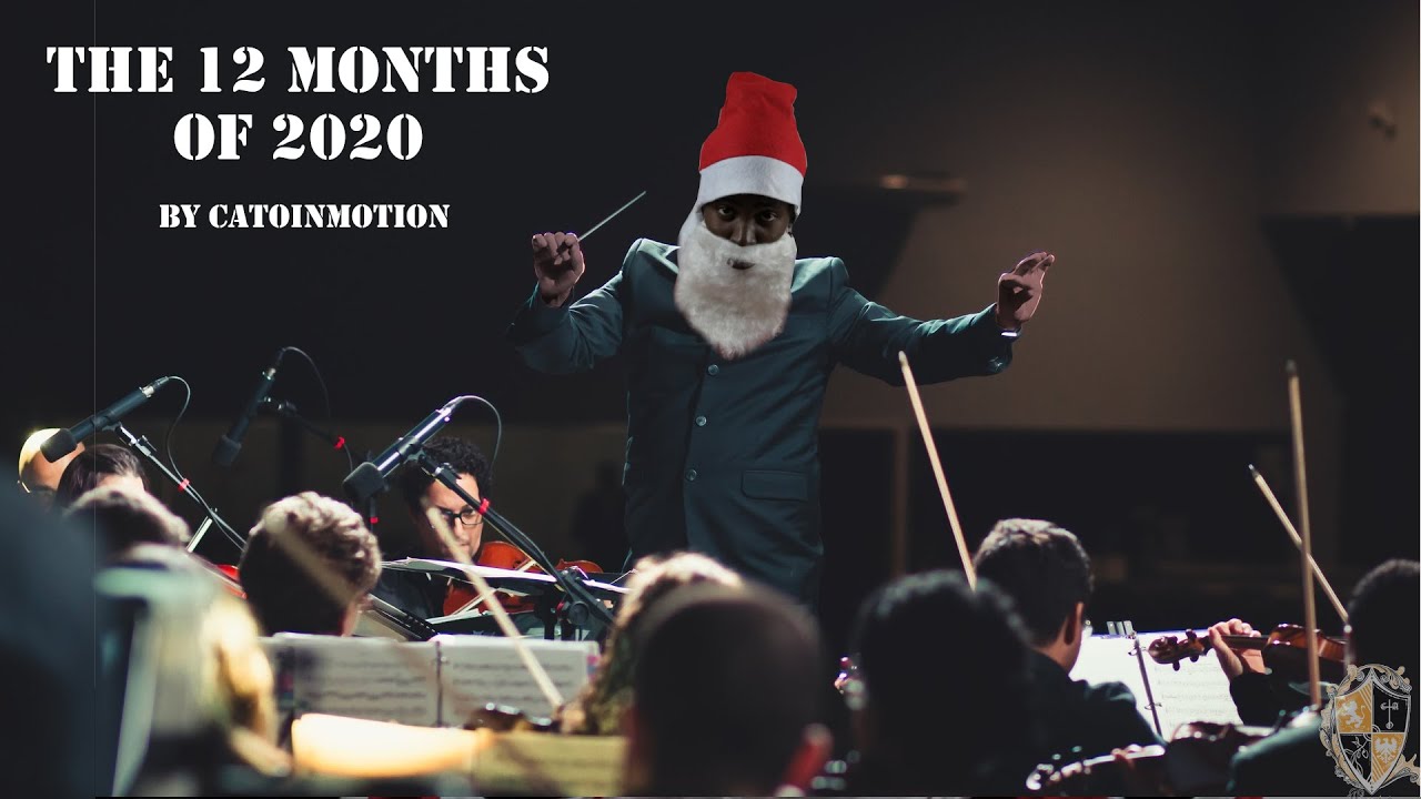 The 12 months of 2020 - CATOINMOTION - Christmas Song Parody - Black Santa's 12 Days of Saxmas