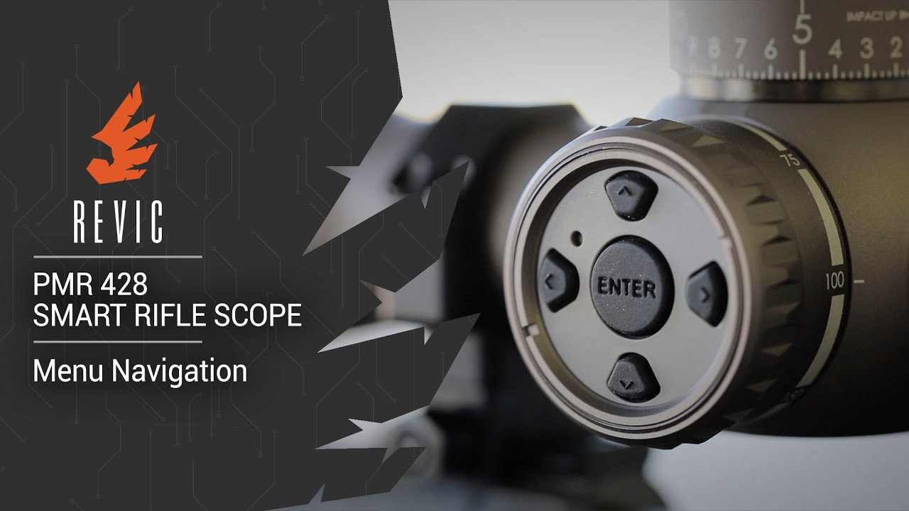 REVIC PMR428 Smart Rifle Scope | Menu Navigation