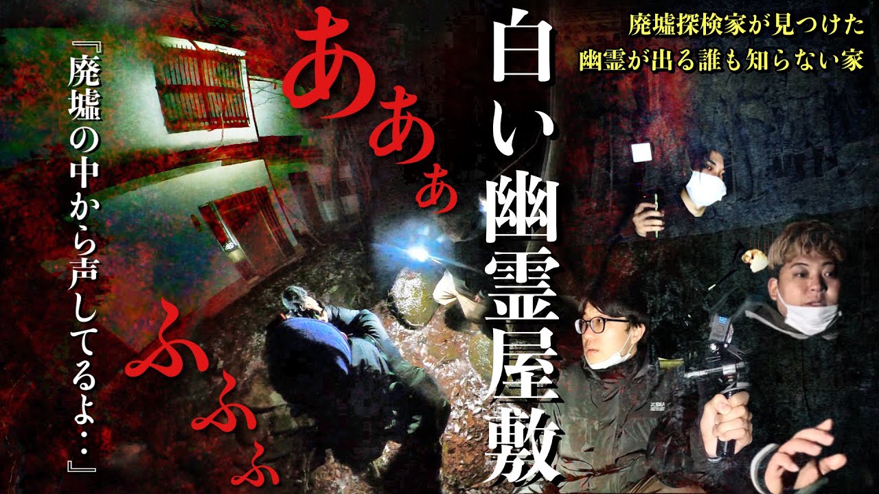 [心霊]最悪の恐怖！配信者が女性霊を見たと恐怖する誰も知らない廃集落の白い幽霊屋敷に何がいるのか調べに行ってみた[レンタル4-③オカルトスイーパーズ/えだまめ］