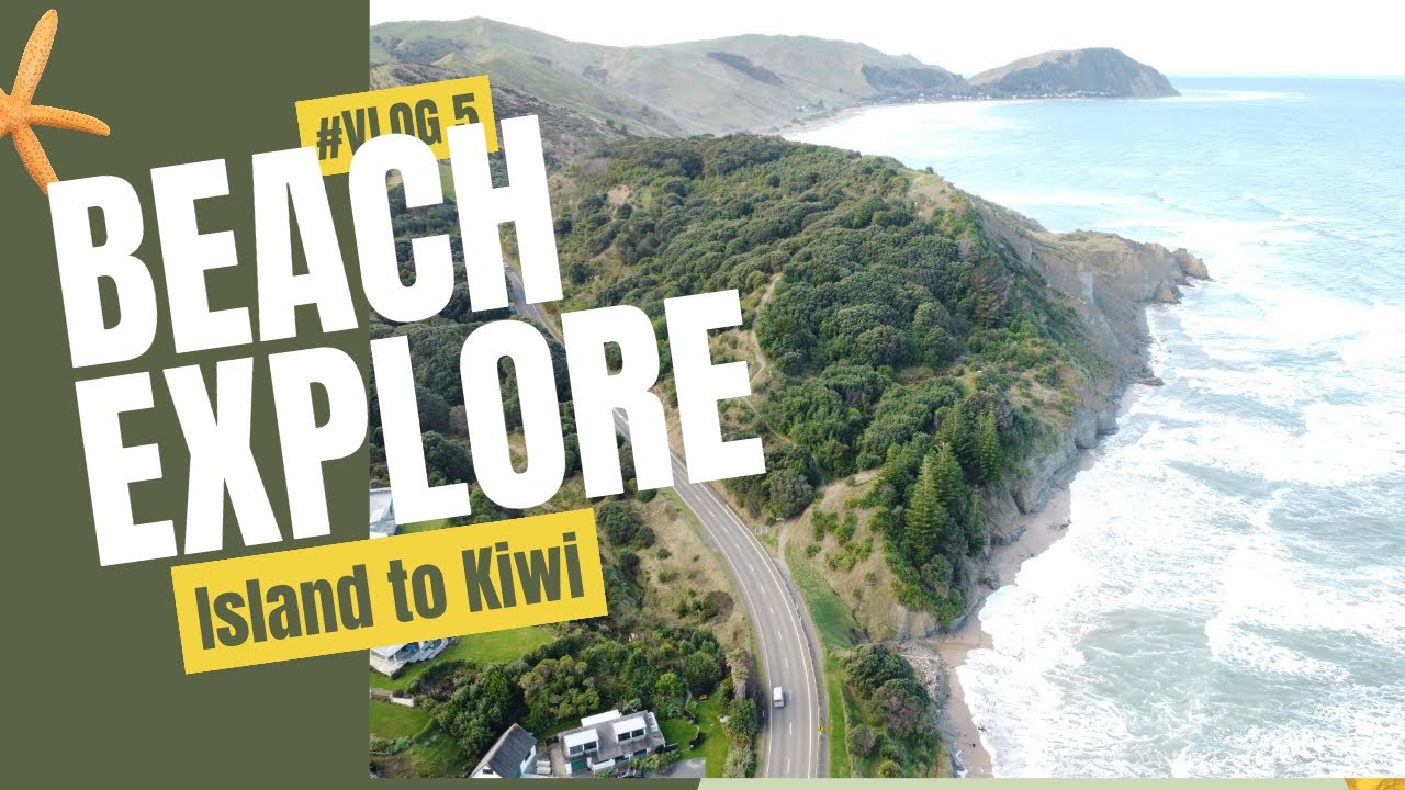 New Zealand beach drone footage