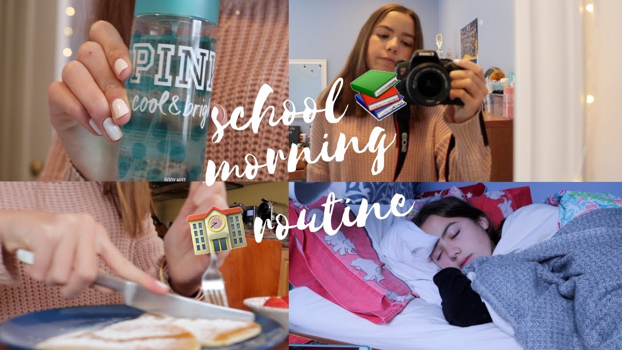 SCHOOL MORNING ROUTINE // WINTER 2018
