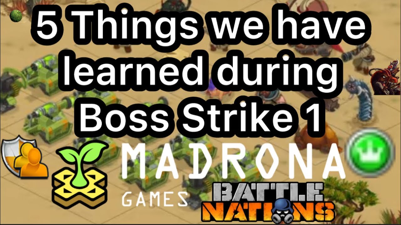 What we learned during Boss Strike 1