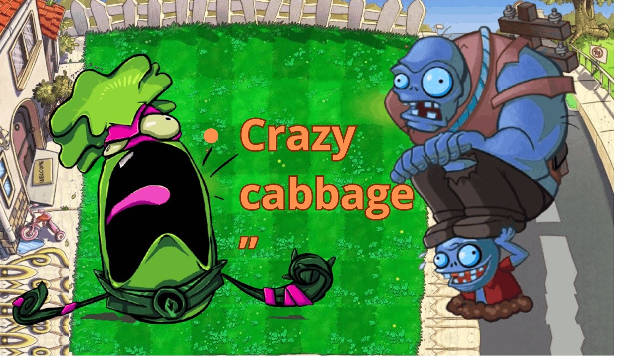 but only with a crazy cabbage 🥬🧟Zombies didn’t survive. I barely did.#PlantsVsZombies #CrazyCabbage